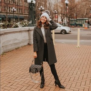 ZARA Black Square Toe Booties